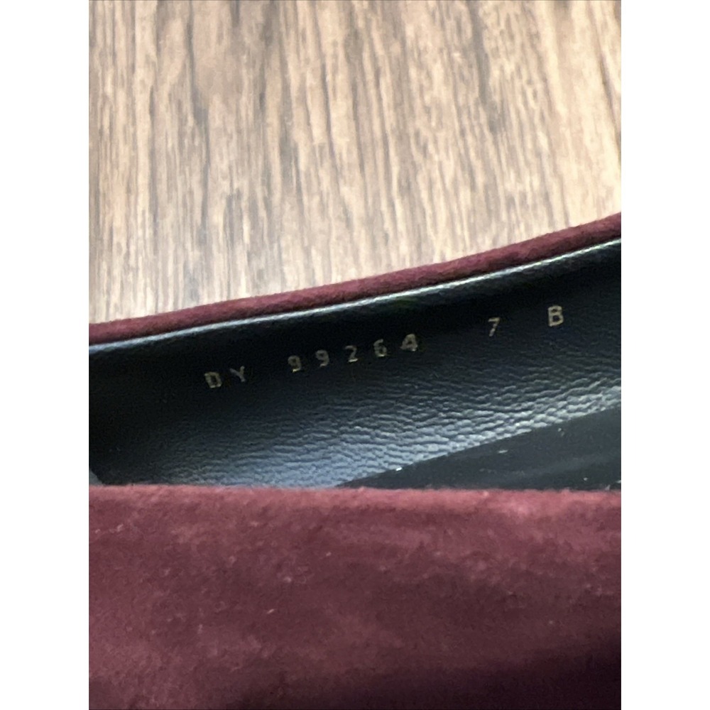 Salvatore Ferragamo Vara ballet flats shoes Suede size 7 - Picture 8 of 16